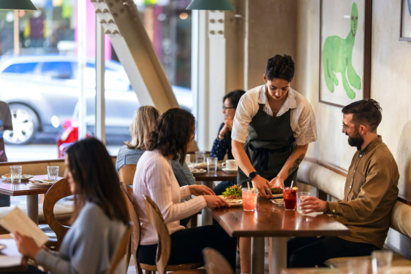 Inside Kisa restaurant, delicious Middle Eastern cuisine in the heart of Cuba Street